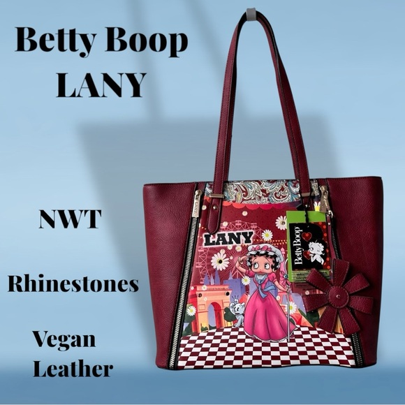 Betty Boop & LANY Parisian Themed Tote Bag – Limited Edition NWT Hard to Find - Picture 14 of 15